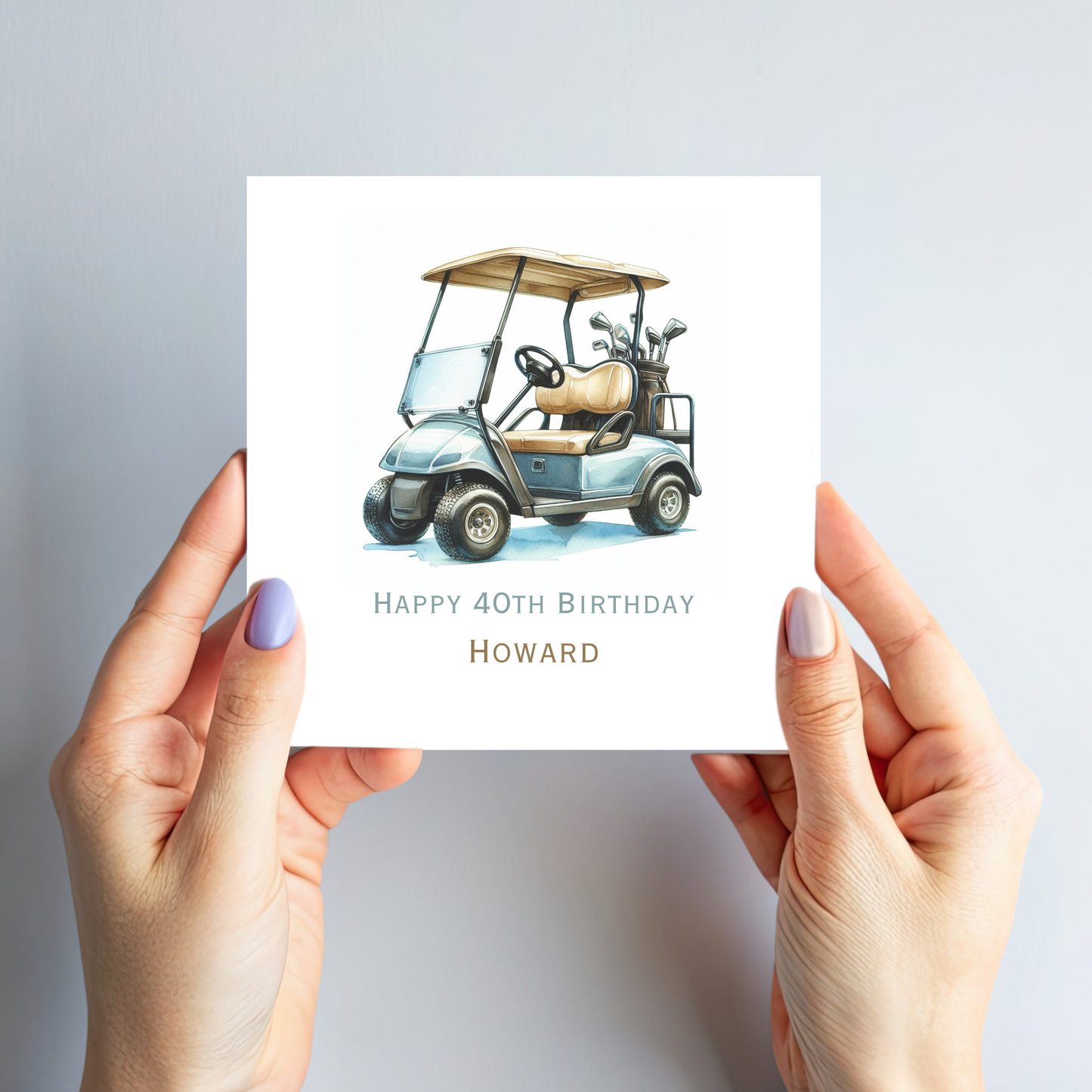 Golf Mad Birthday Card - C619