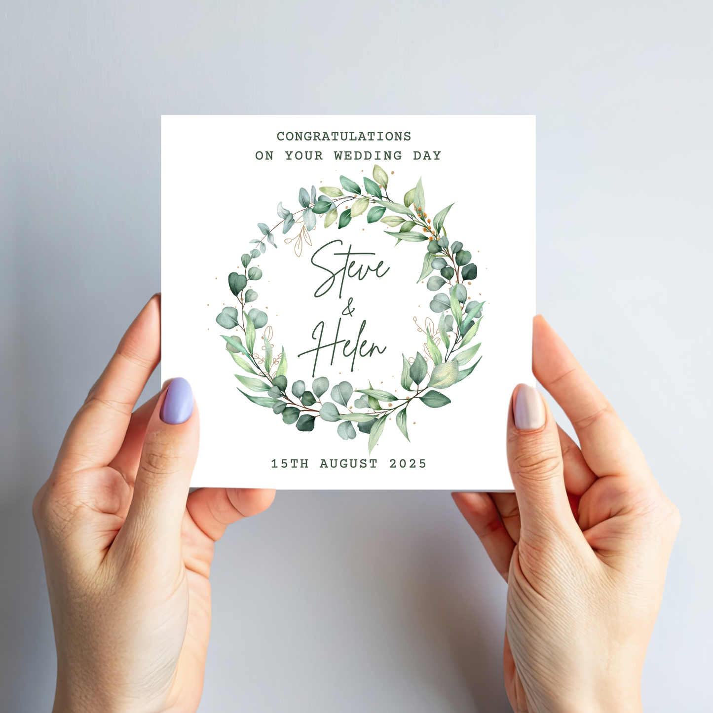Elegant Wedding or Engagement Card - C116