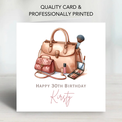Fashion Handbag Birthday Card - C622