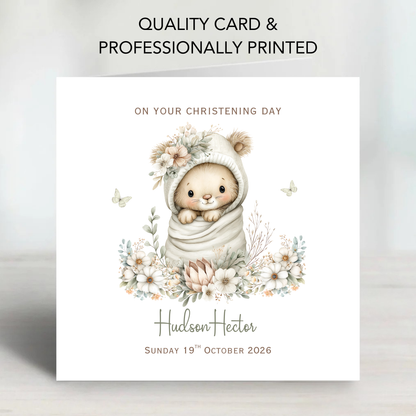 Christening or Baptism Neutral Cute Design - C851