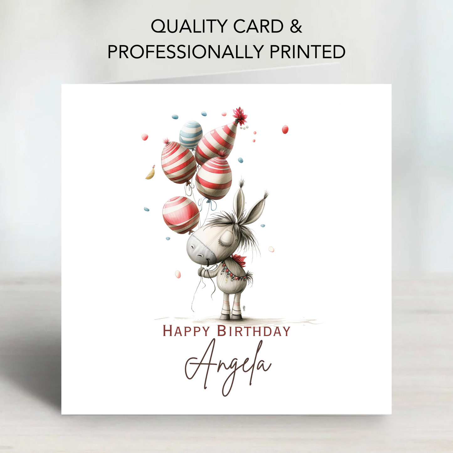 Funny Horse Birthday Card - C569