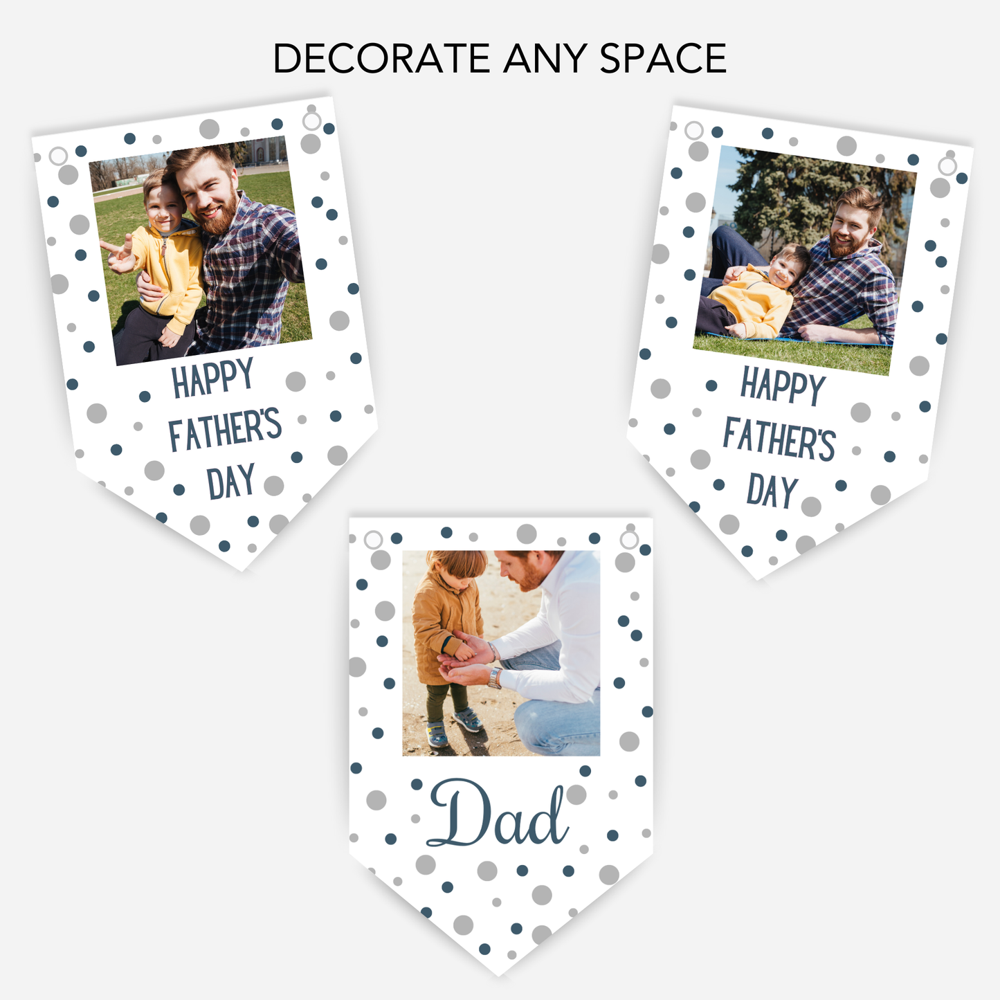 Father's Day Photo Bunting - B256