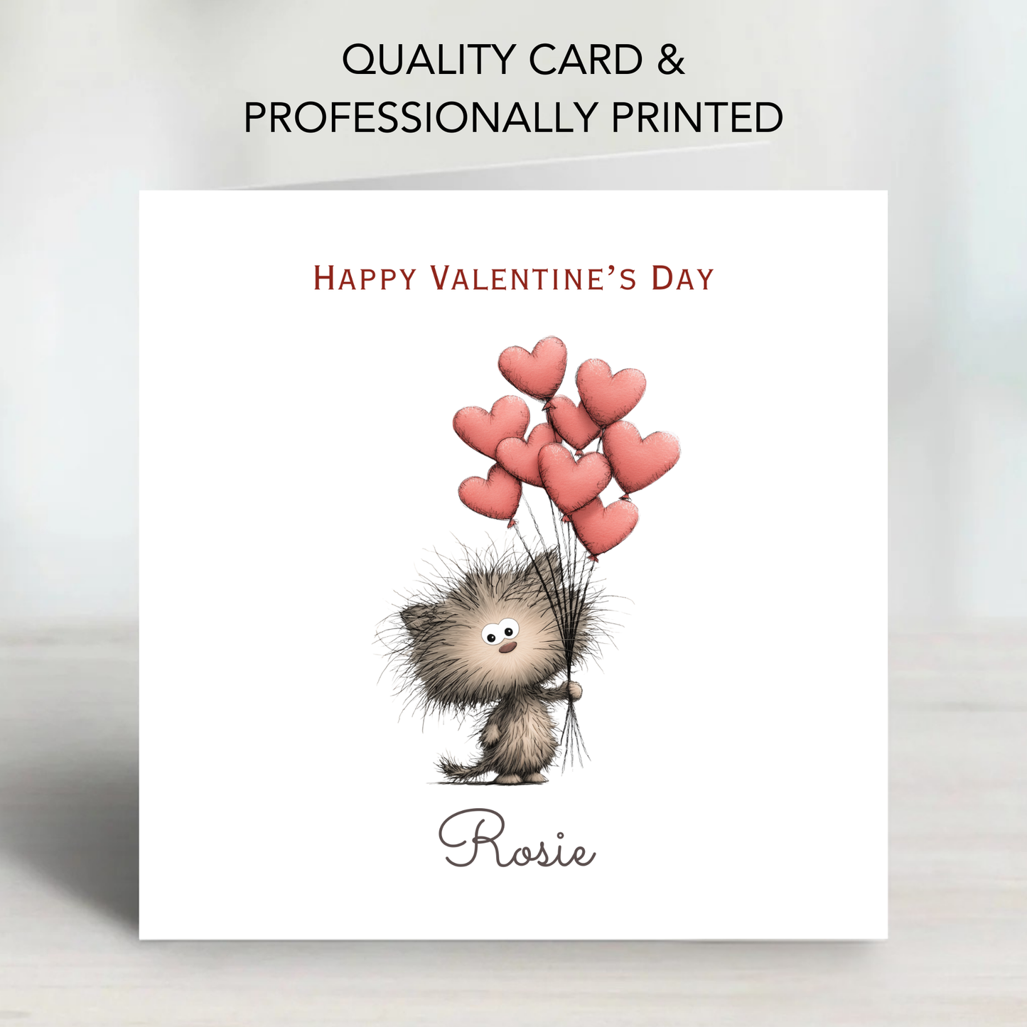 Valentine’s Day Card - Cute Cat Design - C779
