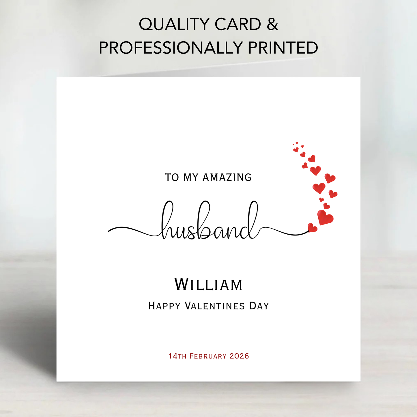 Valentine’s Day Elegant Card  - C703