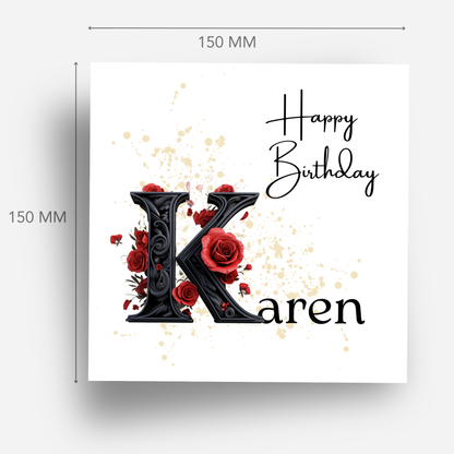 Alternative Gothic Style Birthday Card - C104