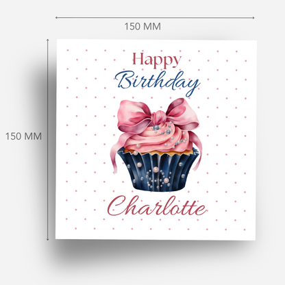 Cute Cupcake Card - C107