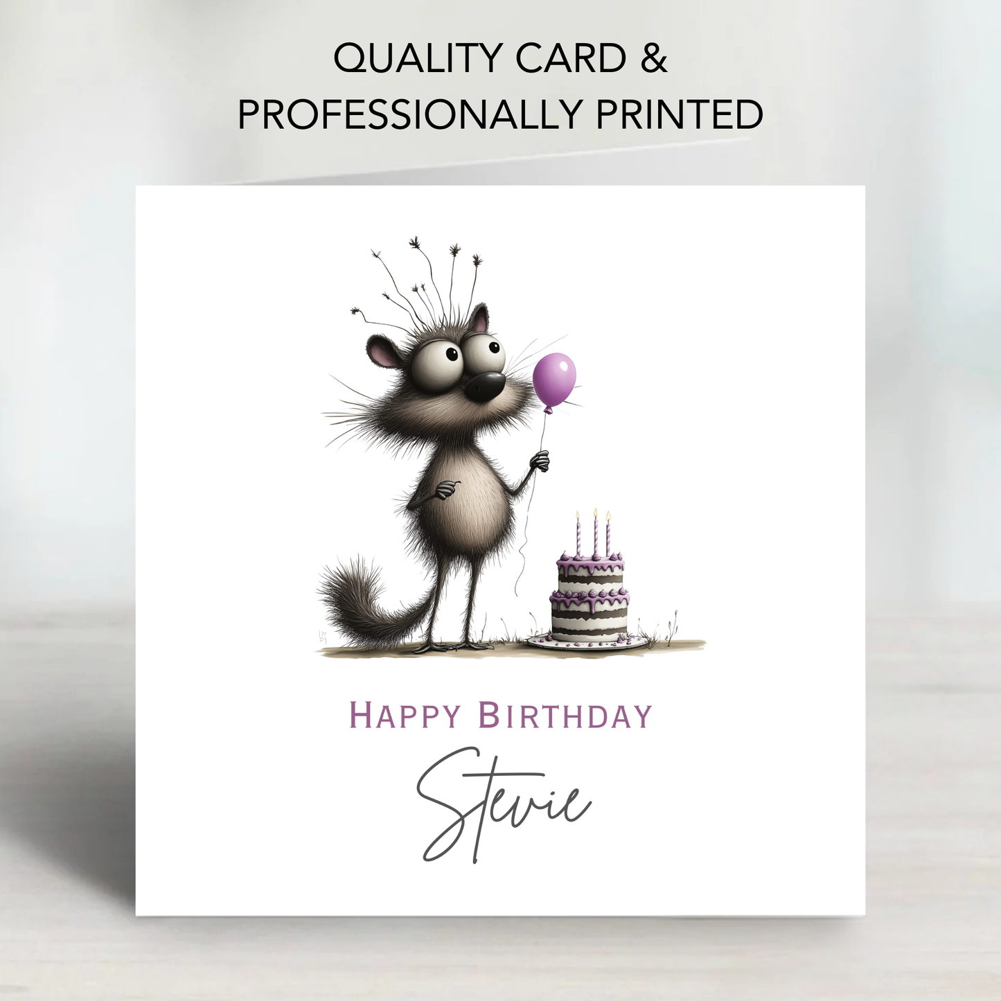 Quirky Animal Birthday Card - C565