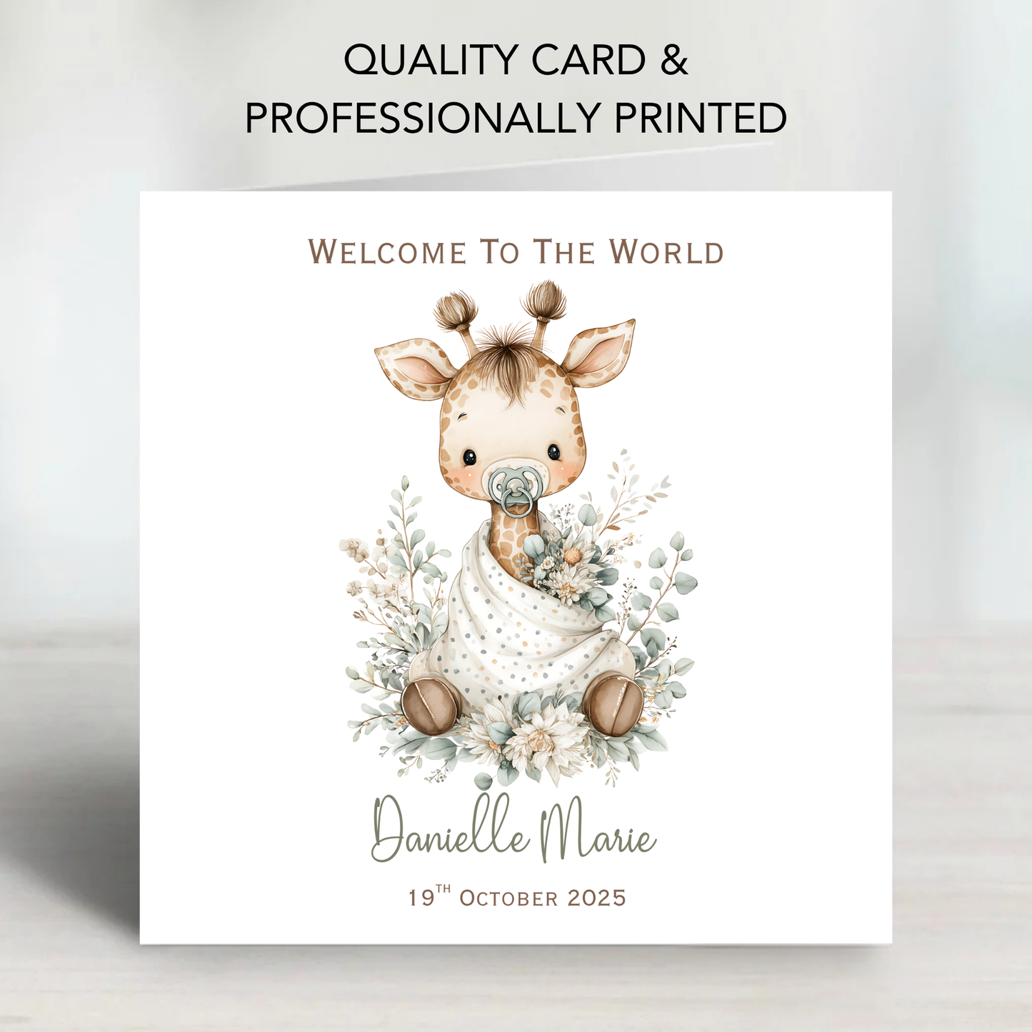 Welcome To The World Card - C671