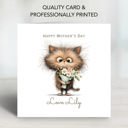 Mother's Day Card - Cute Cat Design - C831