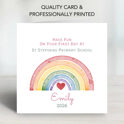 First or Last Day of School Card - C205