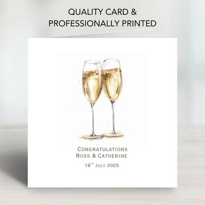Simple Champagne Glasses - C762
