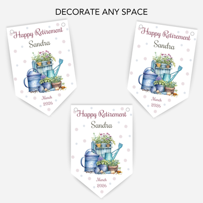Retirement or any occasion bunting - B258