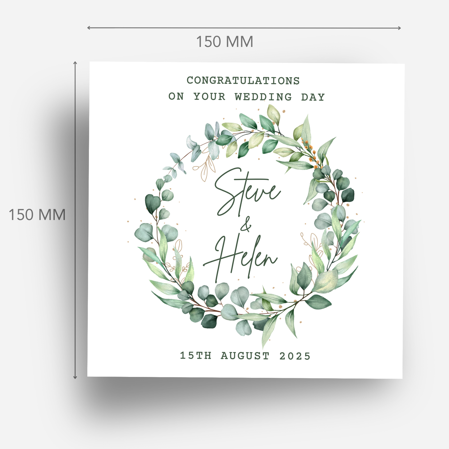 Elegant Wedding or Engagement Card - C116