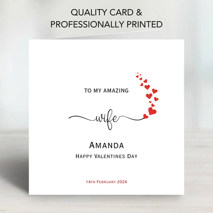 Valentine’s Day Elegant Card  - C706