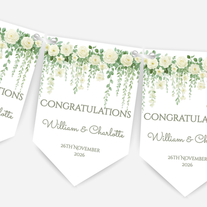 Engagement or Wedding Bunting - B287