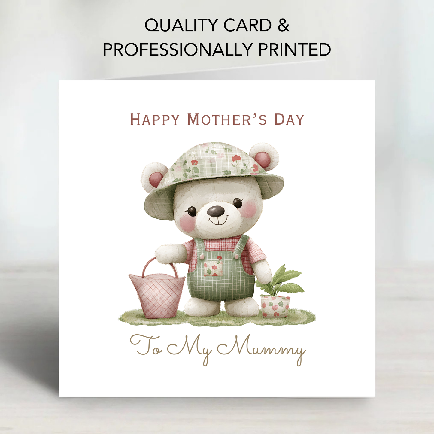 Mother's Day Card - Teddy Bear Design - C754
