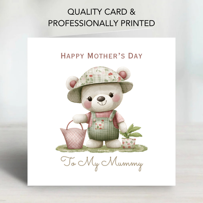 Mother's Day Card - Teddy Bear Design - C754
