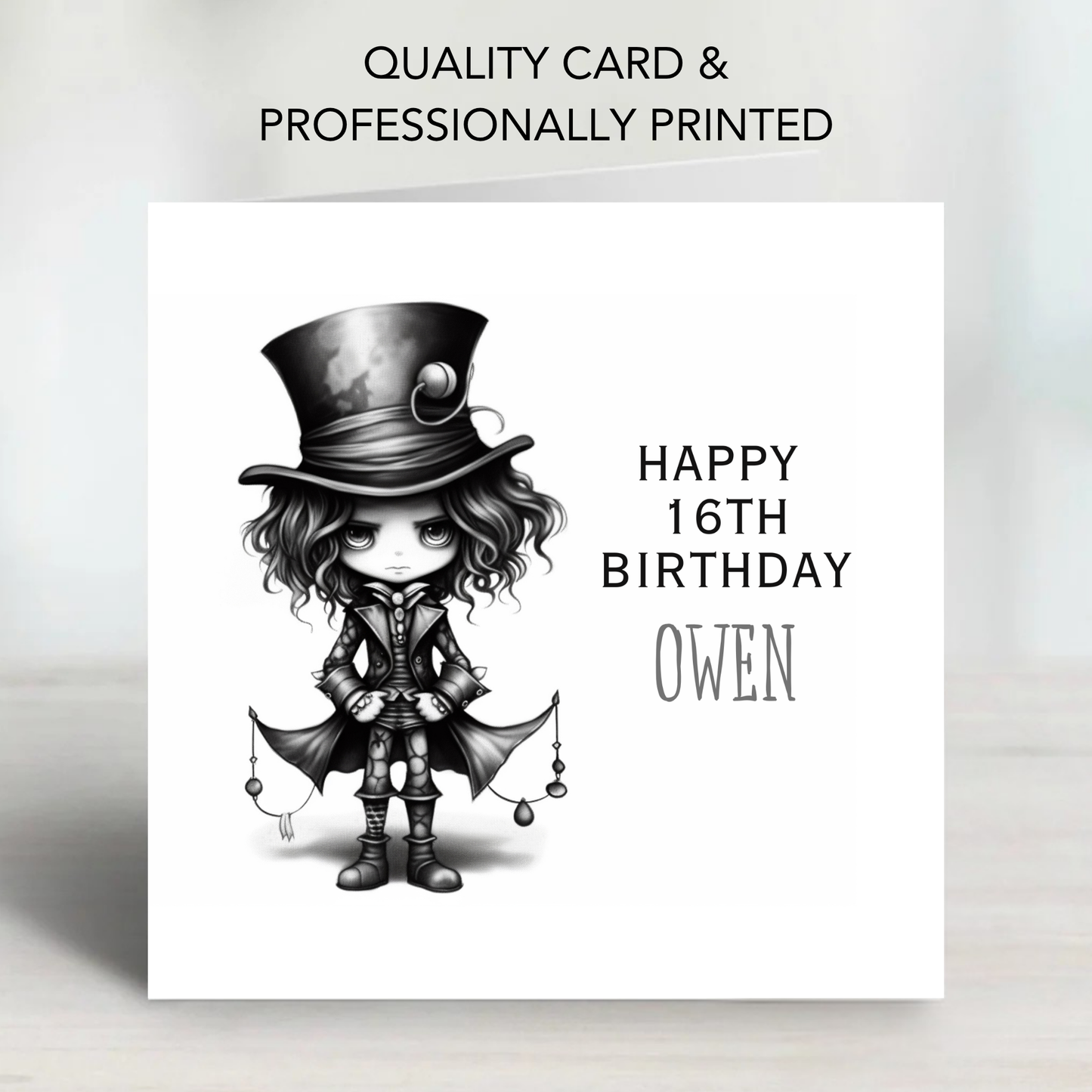 Creepy Cute Boy Art - C638