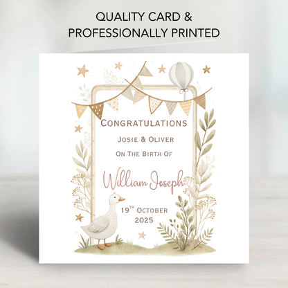 New Baby Congratulations Card- C665