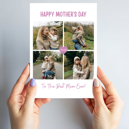 Mother's Day Four Photo Card - PC40