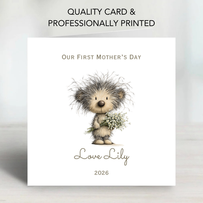 Mother's Day Card - Teddy Bear Design - C830