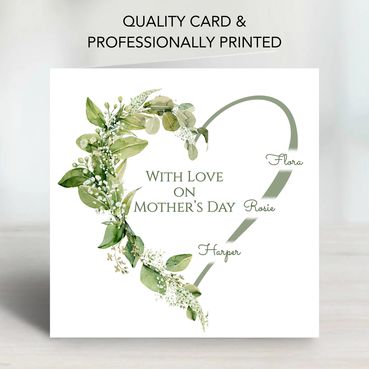 Mother's Day Card - Modern Floral Design - C729