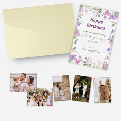 Birthday Card of Memories - Unique Photo Gift - PW5