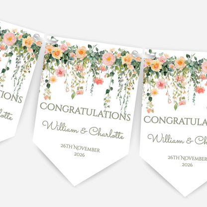 Engagement or Wedding Bunting - B288