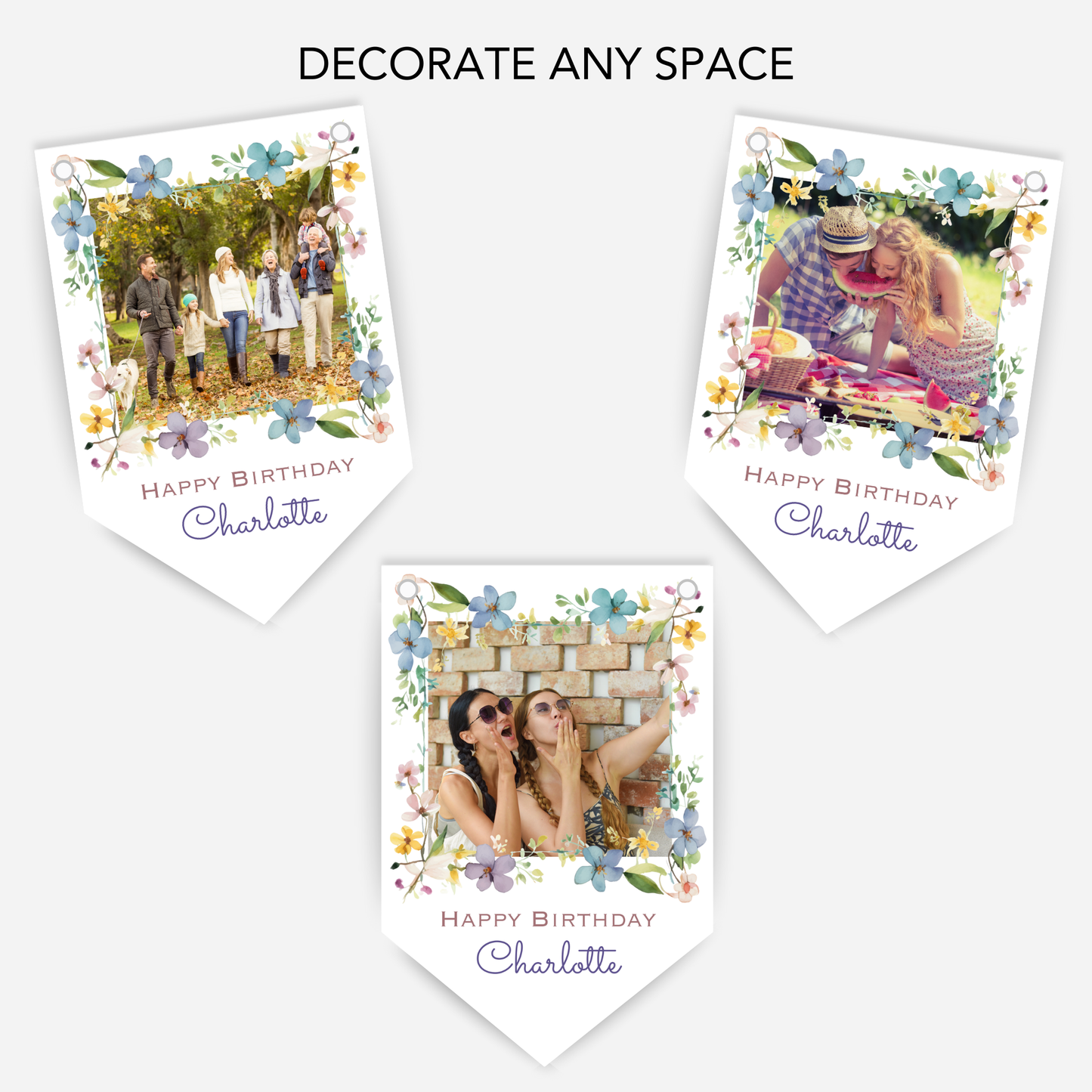 Birthday Photo Bunting - B246