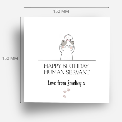 Birthday Card from the Cat - C508
