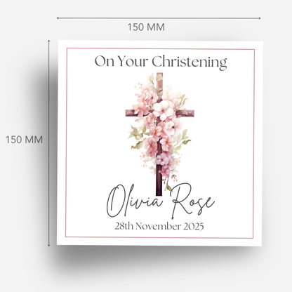 Christening & Baptism Personalised Card - C516