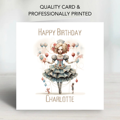 Alternative Gothic Style Birthday Card - C628
