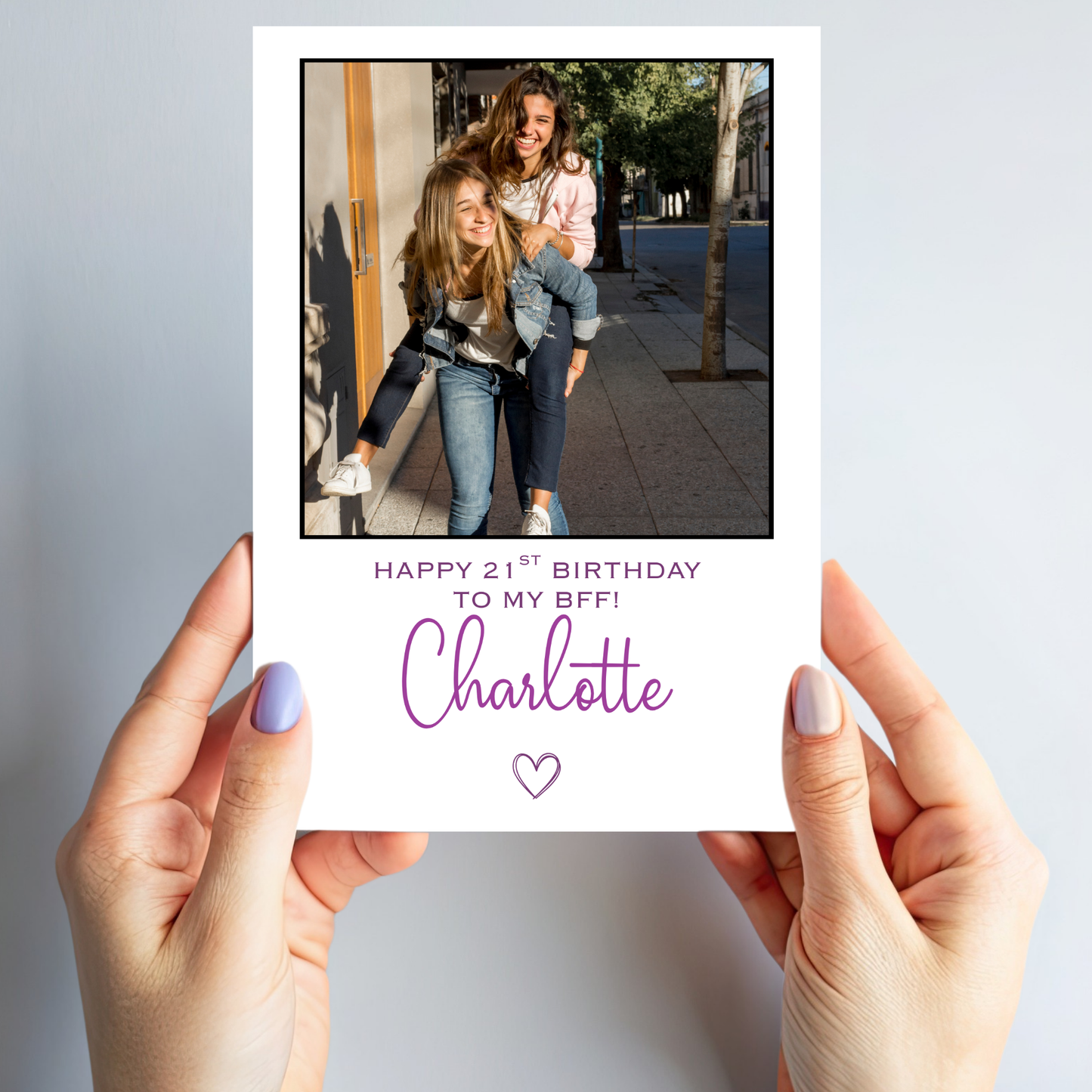 Colour Photo Birthday Card - PC58