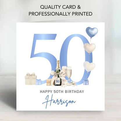 50th Birthday Card - C862