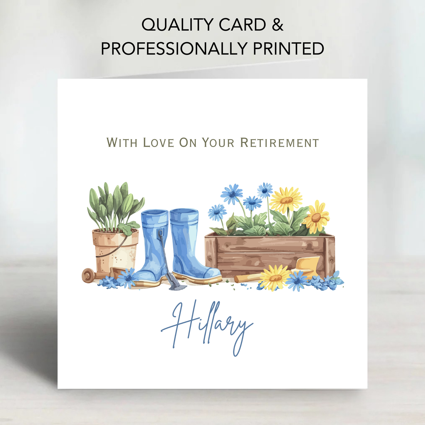Gardening Retirement Card - C696