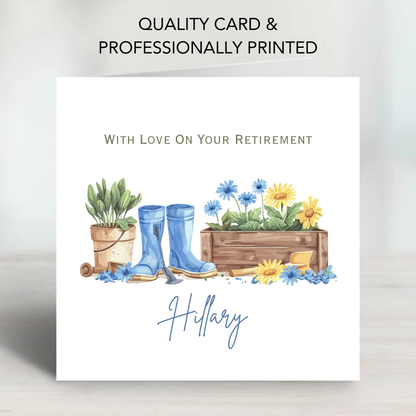 Gardening Retirement Card - C696