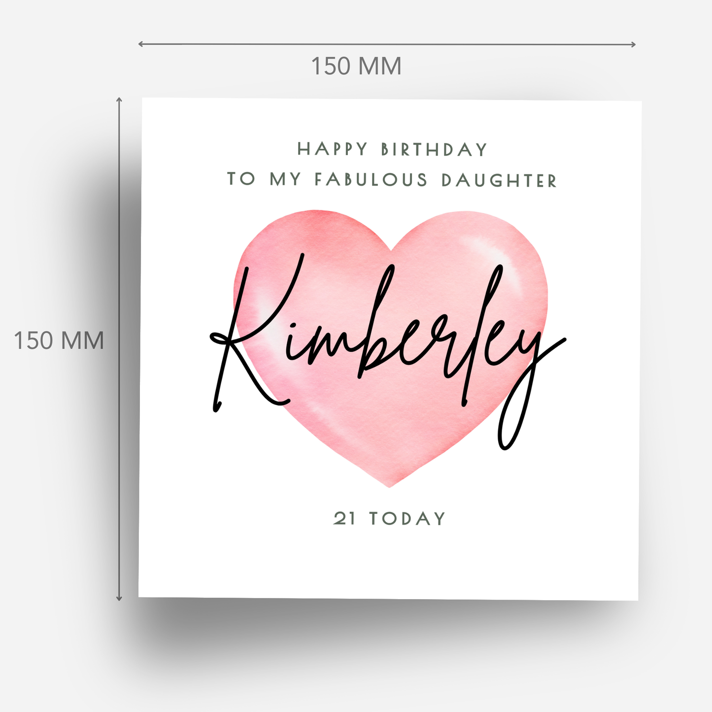 Heart Birthday Card - C502