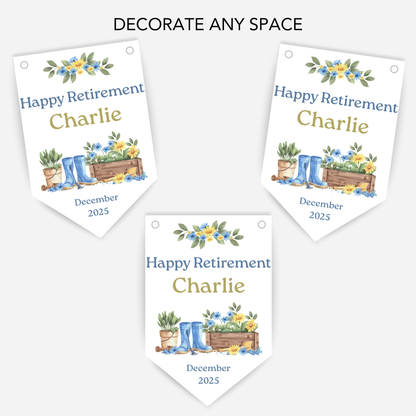 Retirement or any occasion bunting - B245