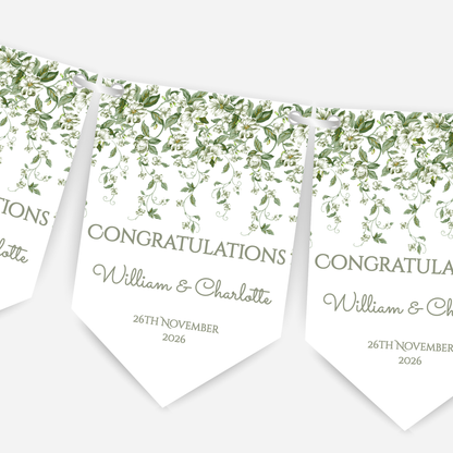 Engagement or Wedding Bunting - B289