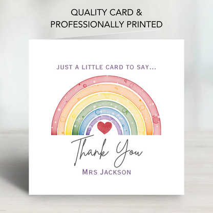 Teacher Thank you Card - C158