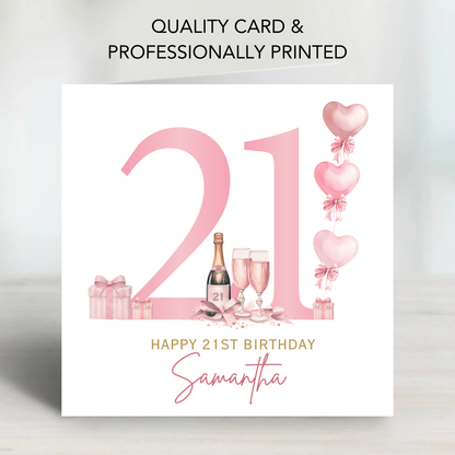 21st Birthday Card - C853