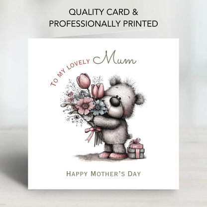 Mother's Day Card - Teddy Bear Design - C745