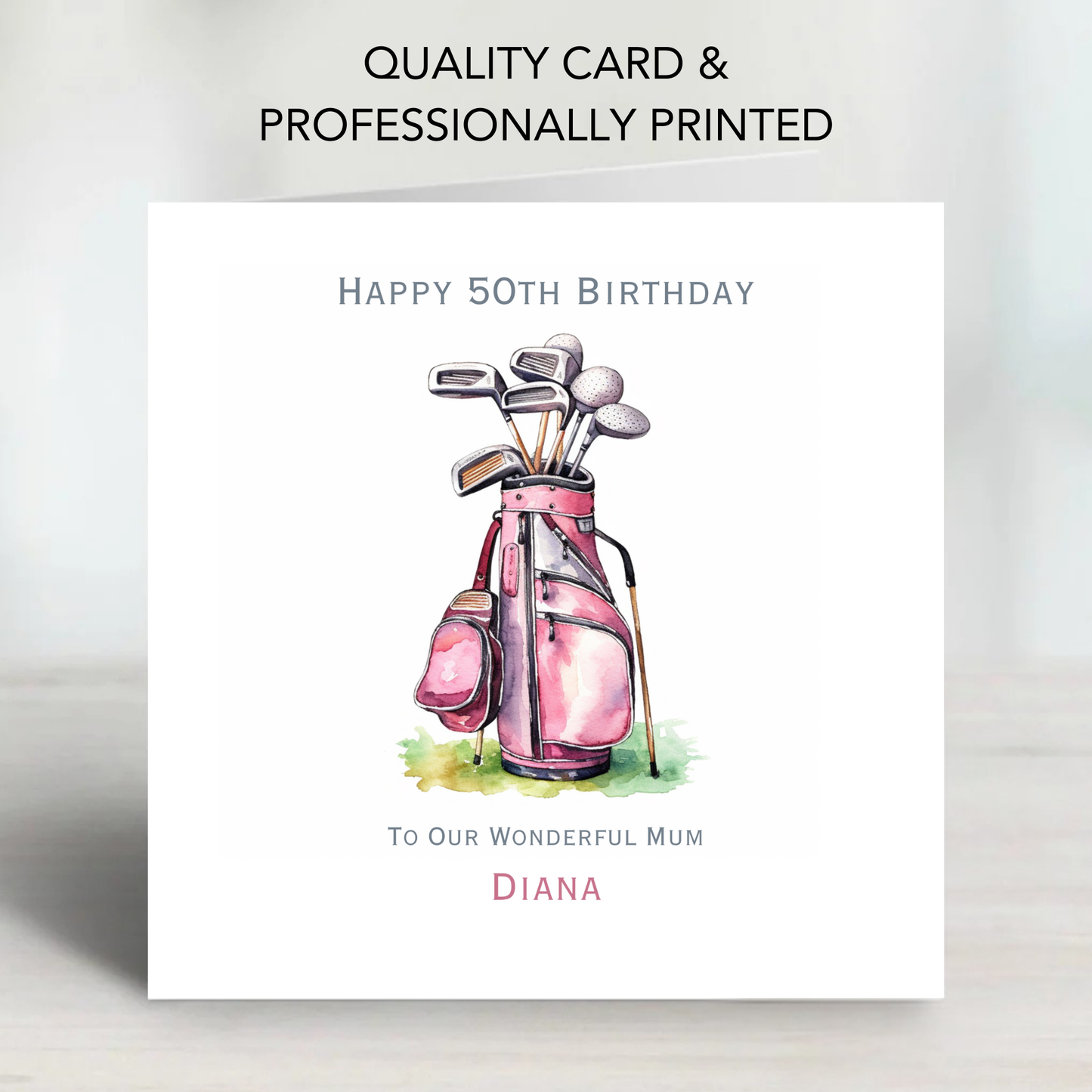 Golf Theme Birthday Card - C617