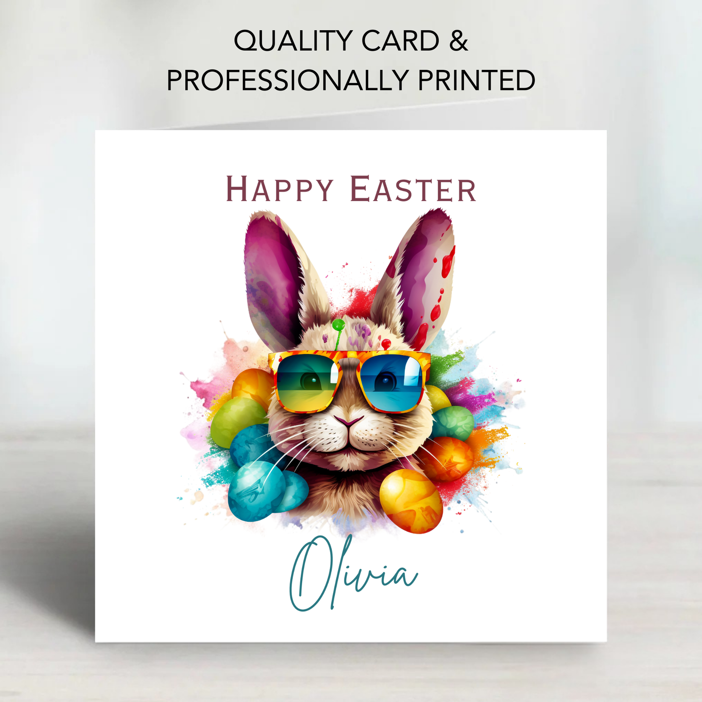 Easter Card With A Cool Modern Design - C818