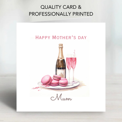 Mother's Day Card - Champagne Design - C748