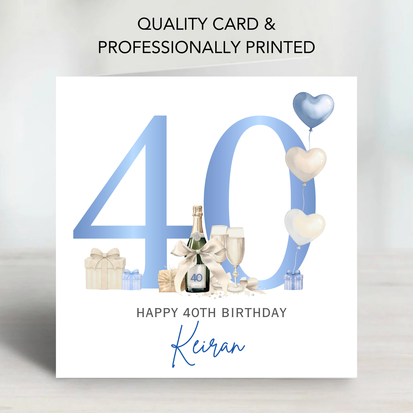 40th Birthday Card - C861