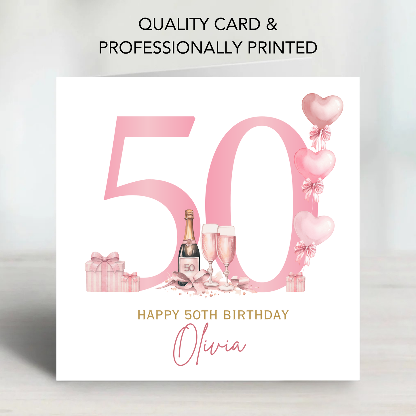 50th Birthday Card - C857