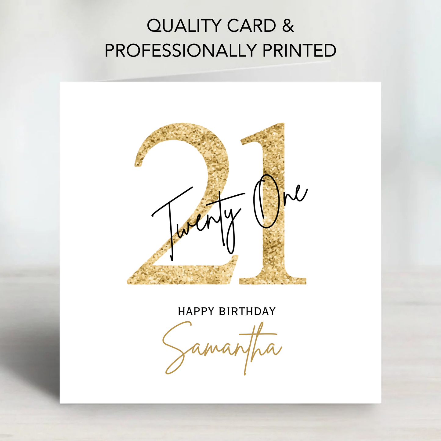 Any Number Birthday Card - C648