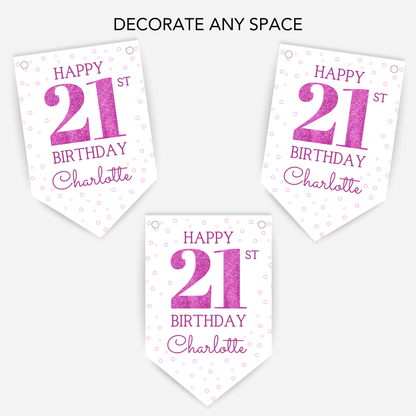 Birthday Bunting - Any Age - B244