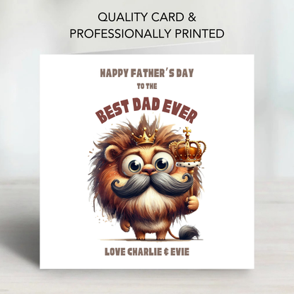 Fathers Day Card - Best Dad Ever - C802